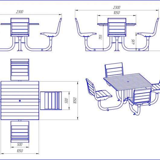 Стіл для пікніка