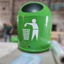 Урна металева оцинкована