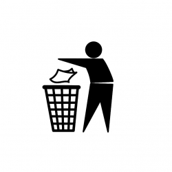 Наклейка на урну 