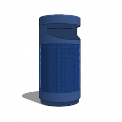 Урна садова металева