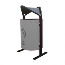 Урна садова металева