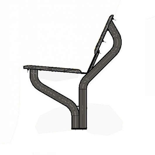 Комплект - база, боковини лавки 