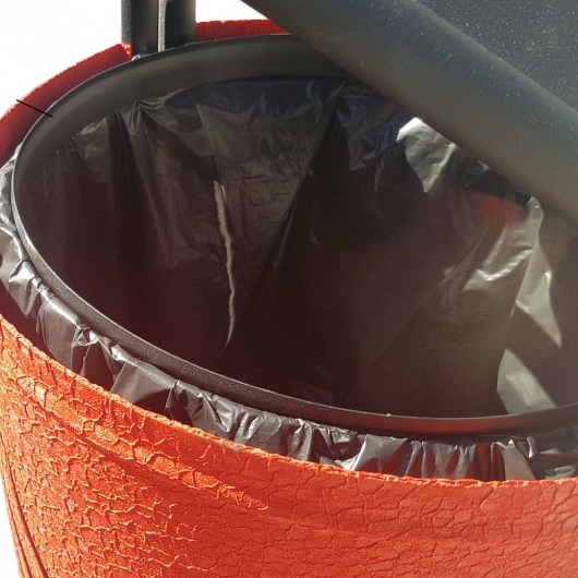 Урна садова металева