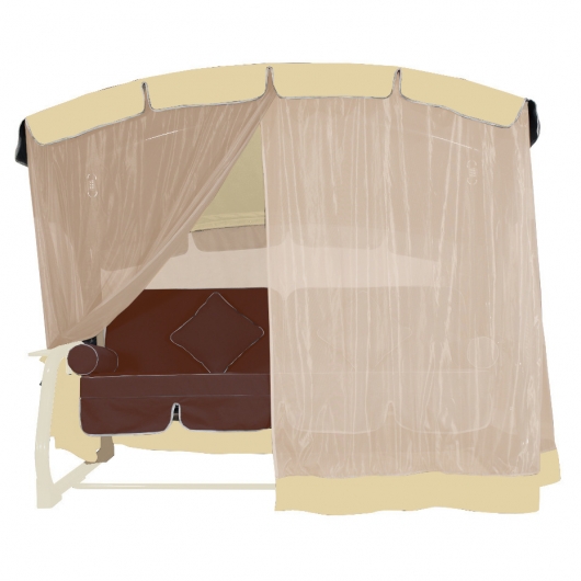Гойдалка садова Anastasiya з москітною сіткою  (Дралон)