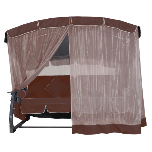 Гойдалка садова Rud  Chokolade з москітною сіткою (Дралон)